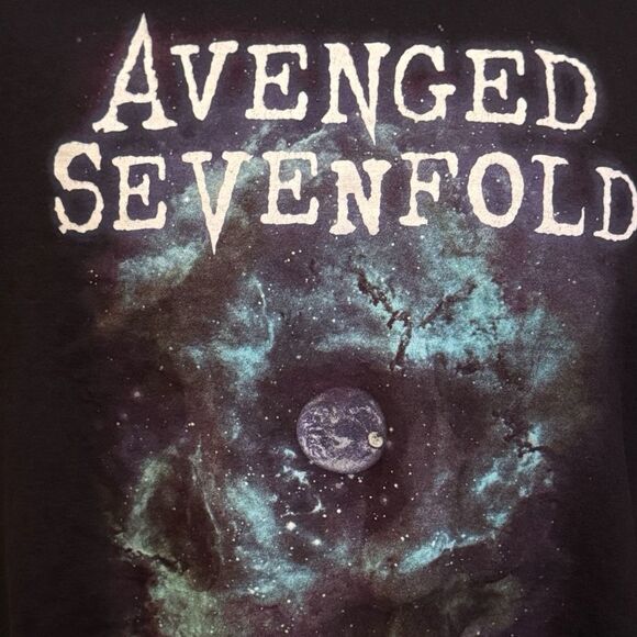 Unisex Avenged Sevenfold Band Tee The Stage Black T-Shirt #130 - Picture 2 of 2